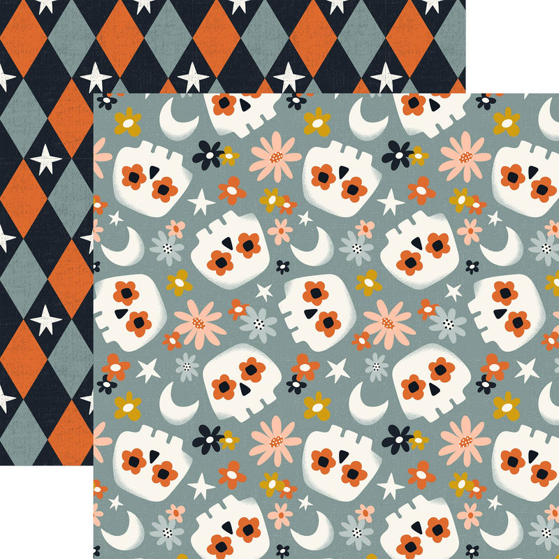 Paper House Productions - Skulls 12 x 12 Scrapbook Paper