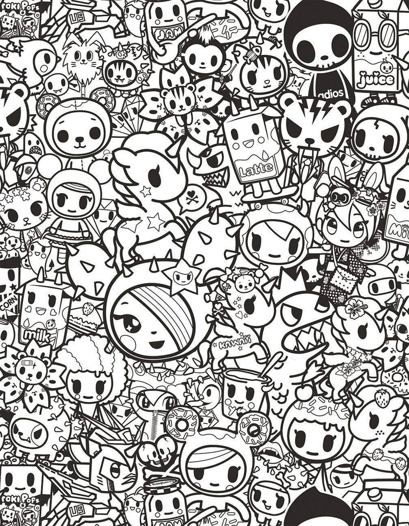 Tokidoki - Coloring Party Coloring Book