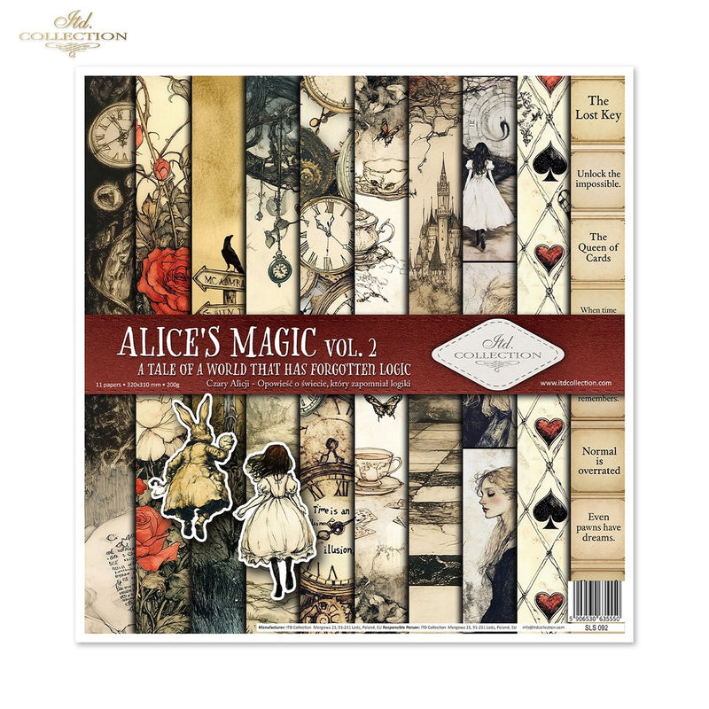 ITD Collection - Alice's Magic Vol.2  Scrapbooking Papers