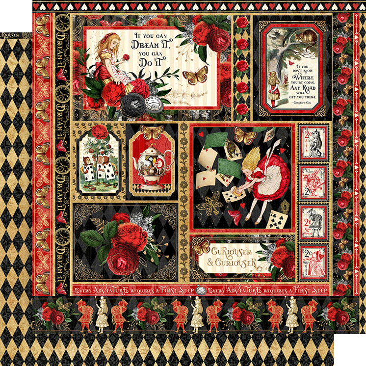 Graphic 45 - Dream It 12×12 Single Sheet