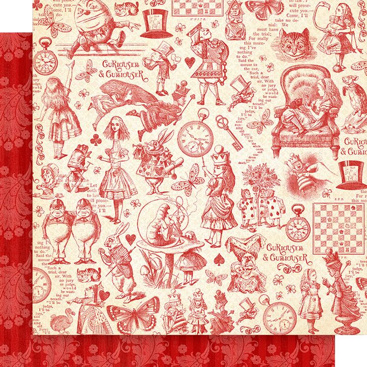 Graphic 45 - Always Late 12×12 Single Sheet