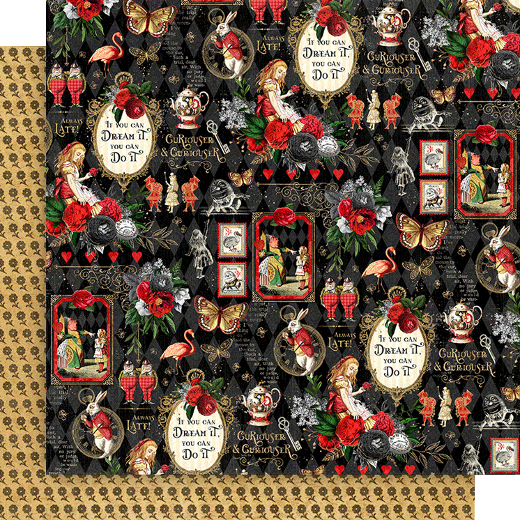 Graphic 45 - Curiouser & Curiouser 8×8 Collection Pack