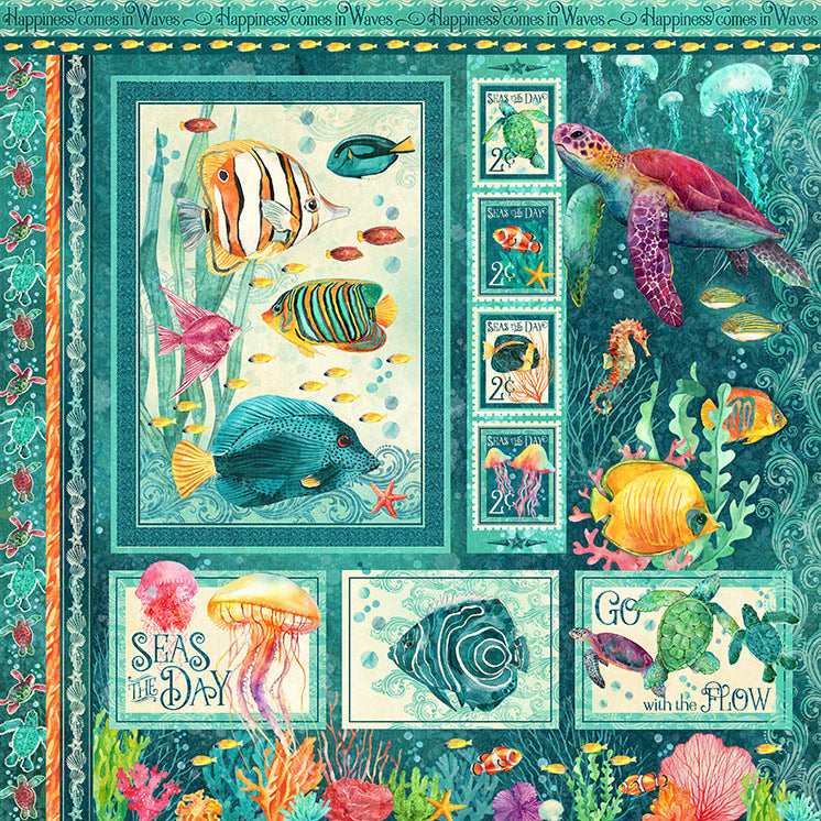 Graphic 45 - Seas the Day - Seas the Day 12×12 Paper