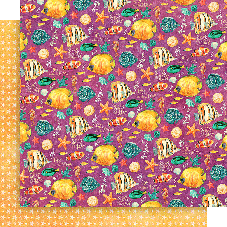 Graphic 45 - Seas the Day - Great Catch 12ร12 Paper โ Root & Company