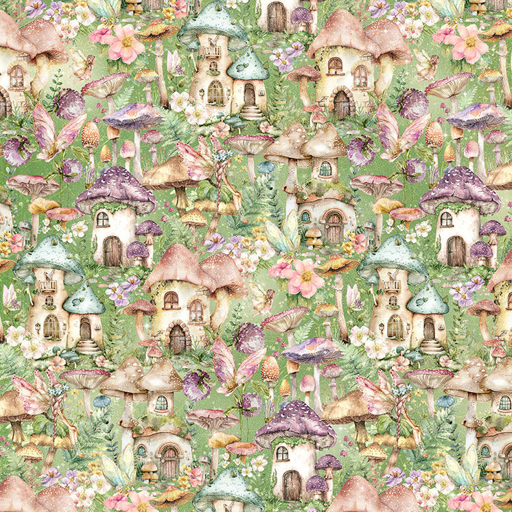 Graphic 45 - Fairy Boutique - Pixie Town 12×12 Paper