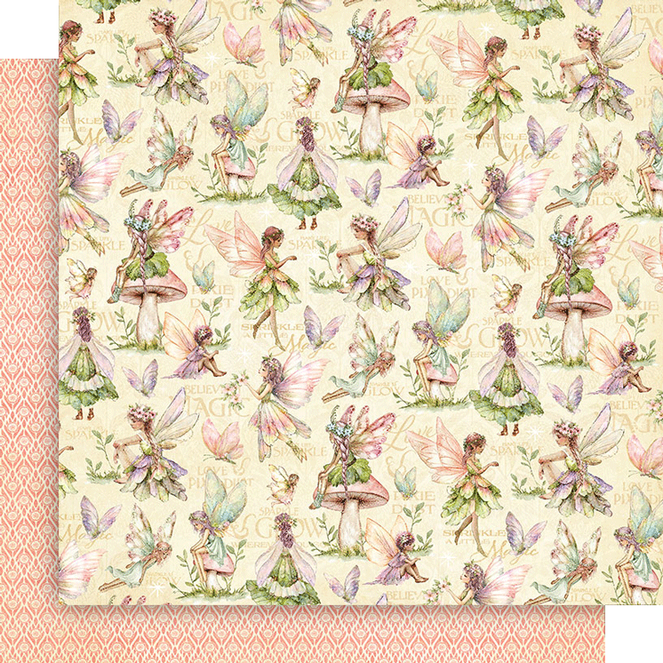 Graphic 45 - Fairy Boutique - Woodland Sprites 12×12 Paper