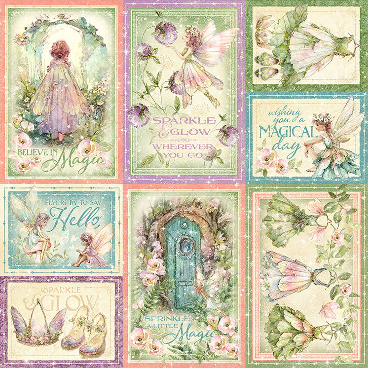 Graphic 45 - Fairy Boutique - Make a Wish 12×12 Paper