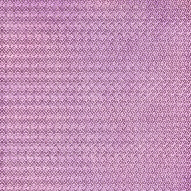 Graphic 45 - Fairy Boutique - Lilac Lavender Pattern & Solid Sheet 12×12 Paper