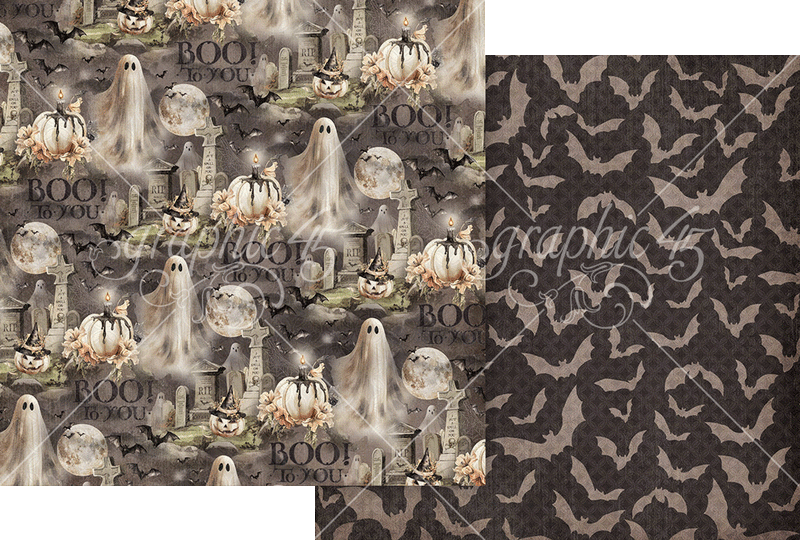 Graphic 45 - Ghostly Greetings - 8 X 8 Collection Pack