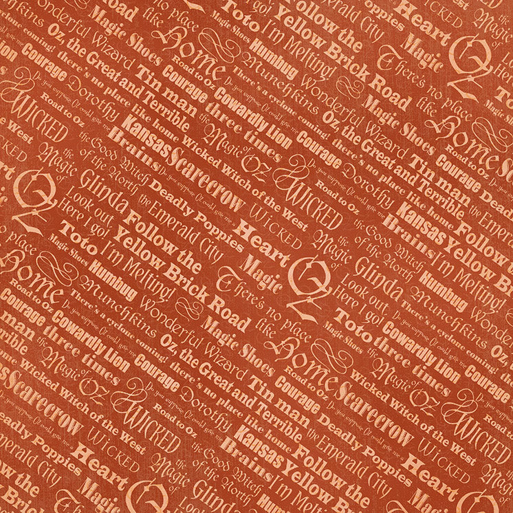 Graphic 45 - Wonder Of Oz - 12 x 12 Double Sided Paper - You Were There All Along