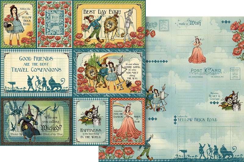 Graphic 45 - Wonder Of Oz - 8 x 8 Collection Pack