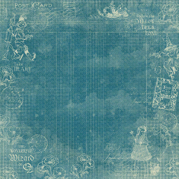 Graphic 45 - Wonder Of Oz - 12 x 12 Double Sided Paper - Shared Experience