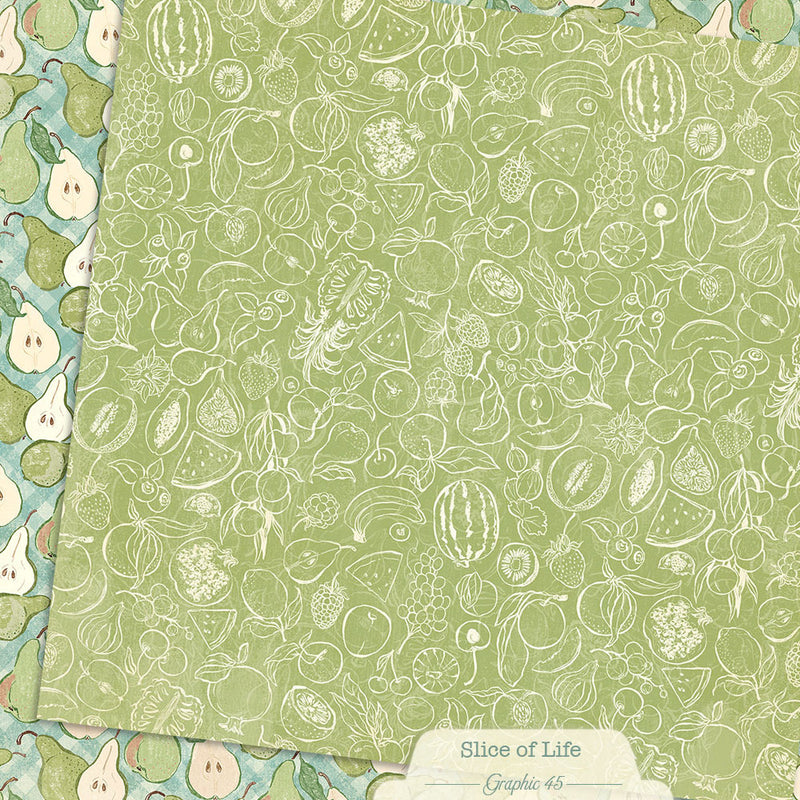 Graphic 45 - Slice of Life - 8 x 8 Collection Pack