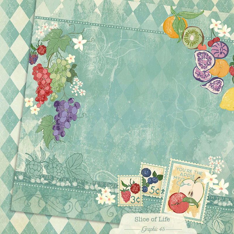 Graphic 45 - Slice of Life - 8 x 8 Collection Pack
