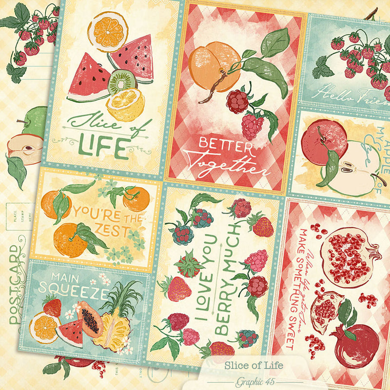 Graphic 45 - Slice of Life - 8 x 8 Collection Pack