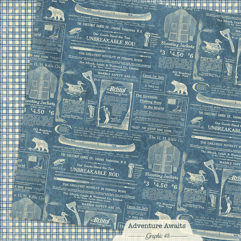 Graphic 45 - Adventure Awaits - 8 x 8 Collection Pack