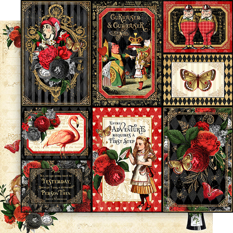 Graphic 45 - Curiouser & Curiouser 8×8 Collection Pack