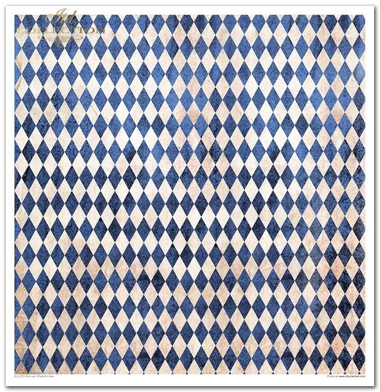 ITD Collection - Carnival - Pierrot in Love Scrapbooking Papers