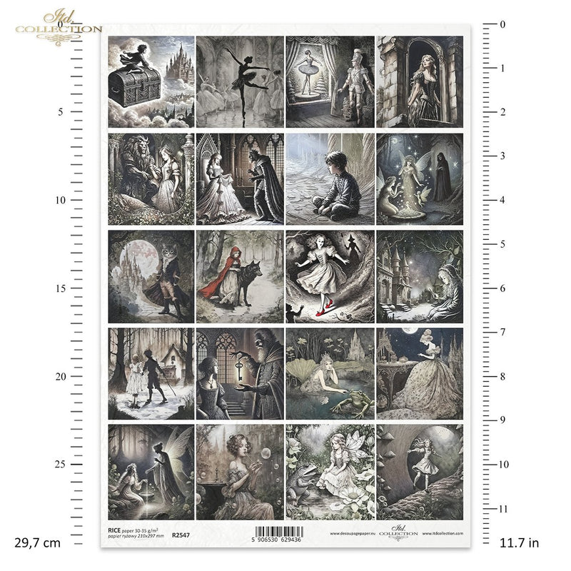 ITD Collection - Lost in a Fairy Tale - Rice Paper - R2547