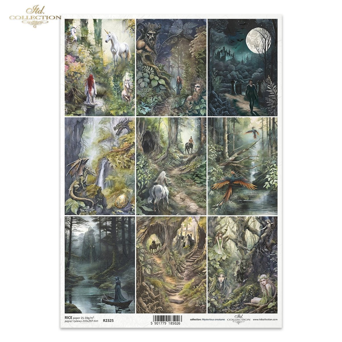 ITD Collection - Mysterious Forest 9 Pack - Rice Paper โ Root & Company