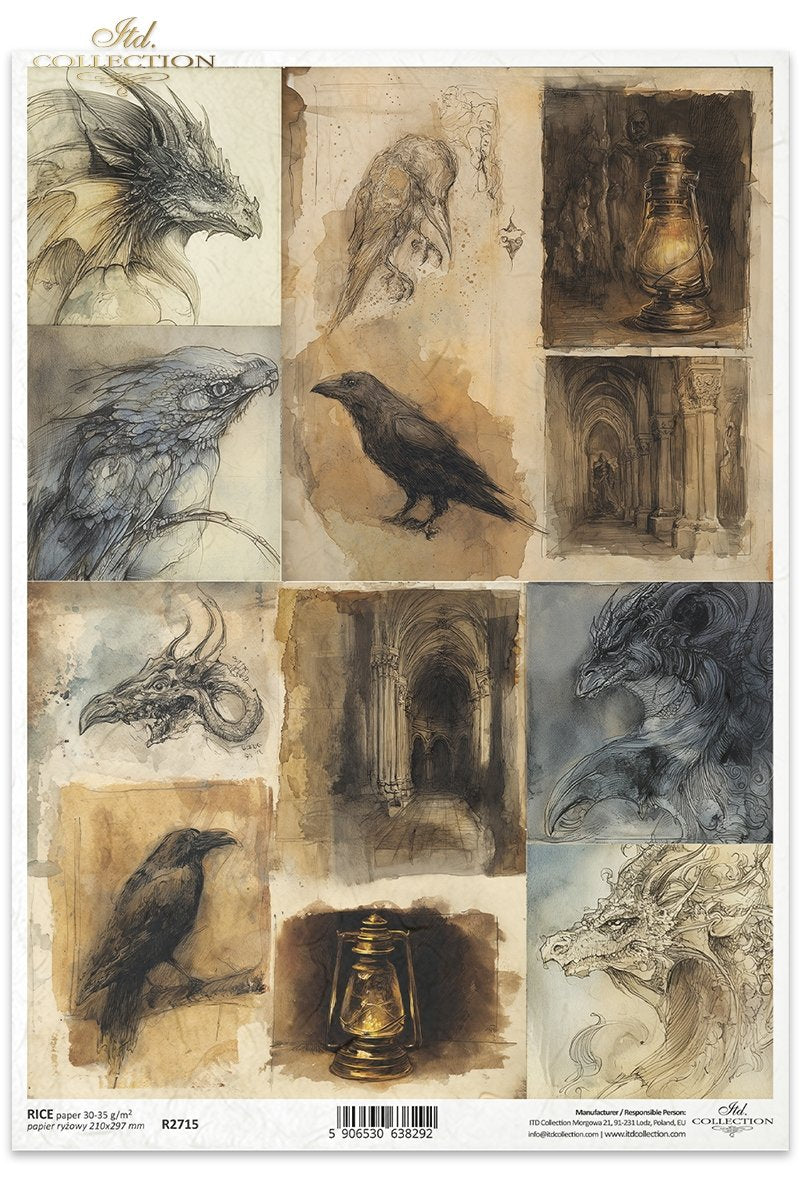 ITD Collection - Light & Shadow - Rice Paper - R2715