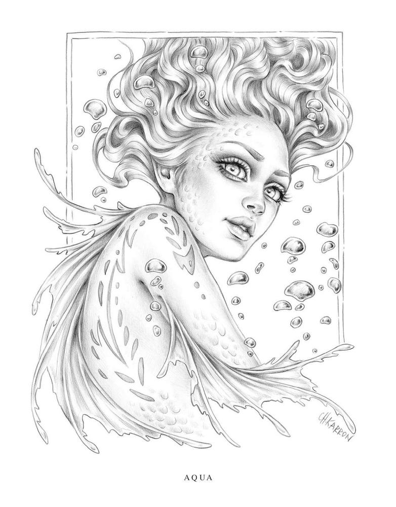 Christine Karron - Wondrous Folk Coloring Book