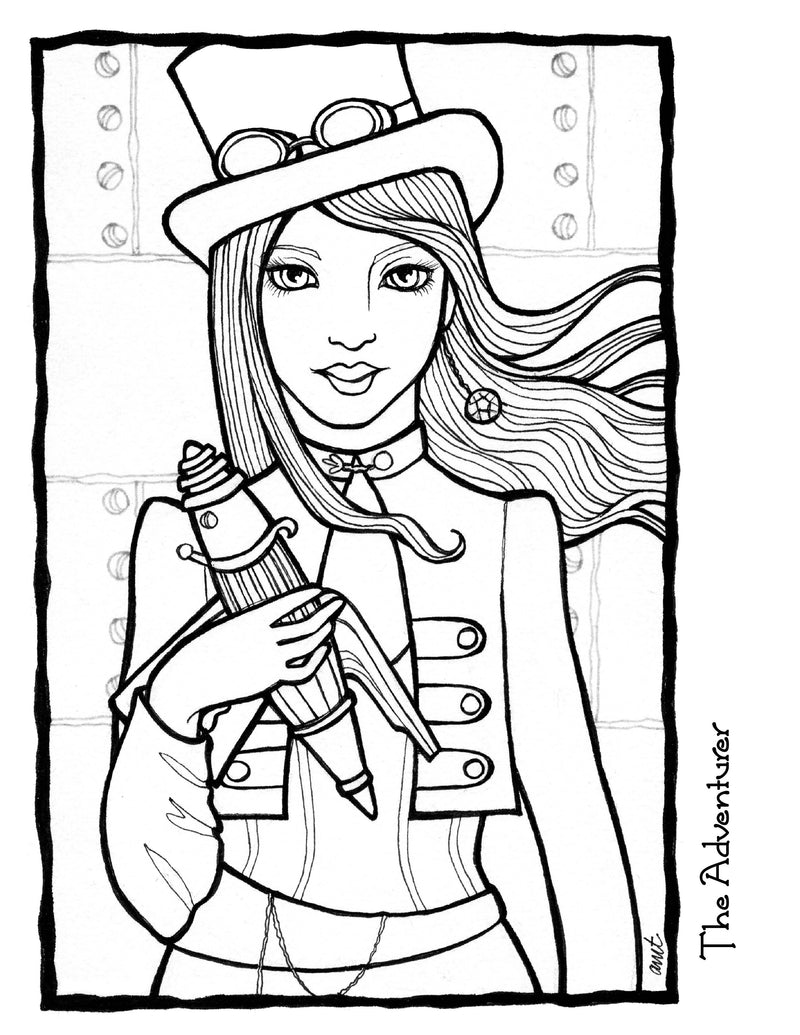 Adrienne Trafford - The Journey Coloring Book