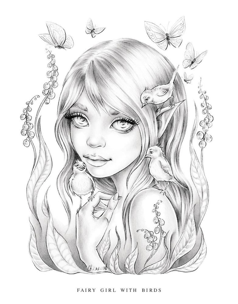 Christine Karron - Little Folk Coloring Book