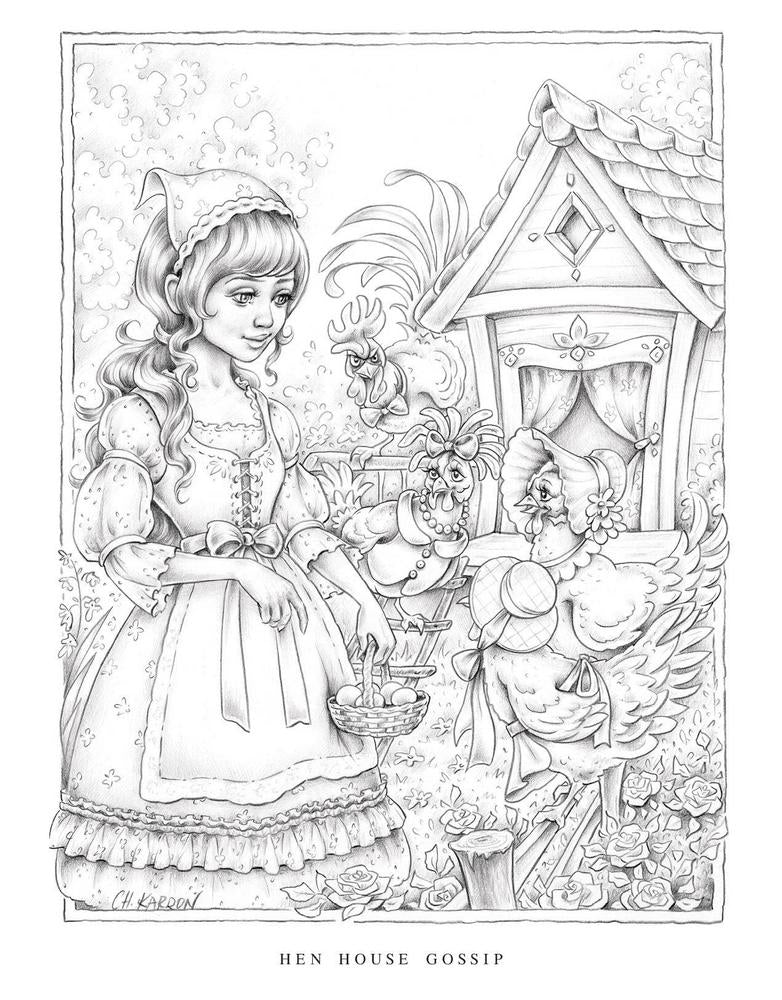 Christine Karron - Little Folk Coloring Book