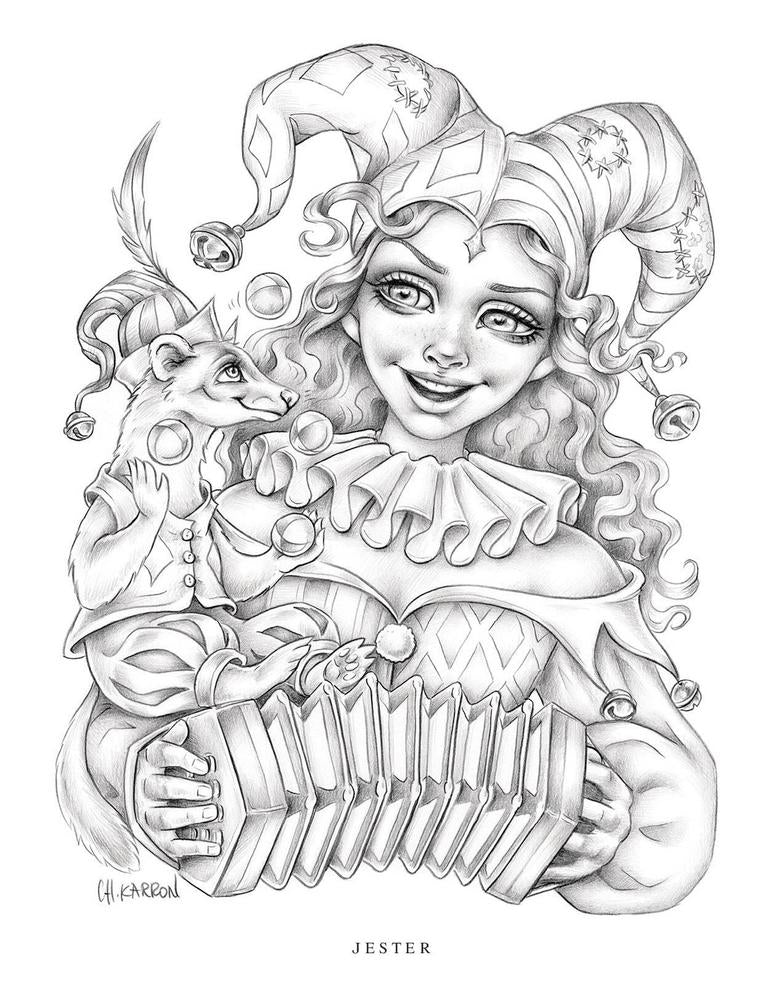 Christine Karron - Little Folk Coloring Book