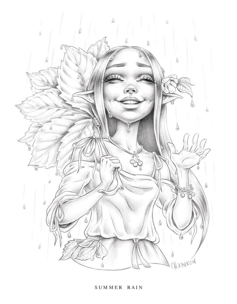 Christine Karron - Little Folk Coloring Book