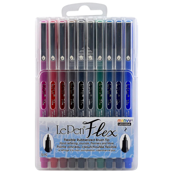 Marvy Uchida - Le Pen Flex 10 Piece Primary Set