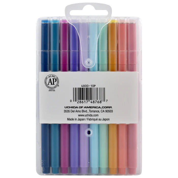 Marvy Uchida - Le Pen Flex 10 Piece Pastel Set