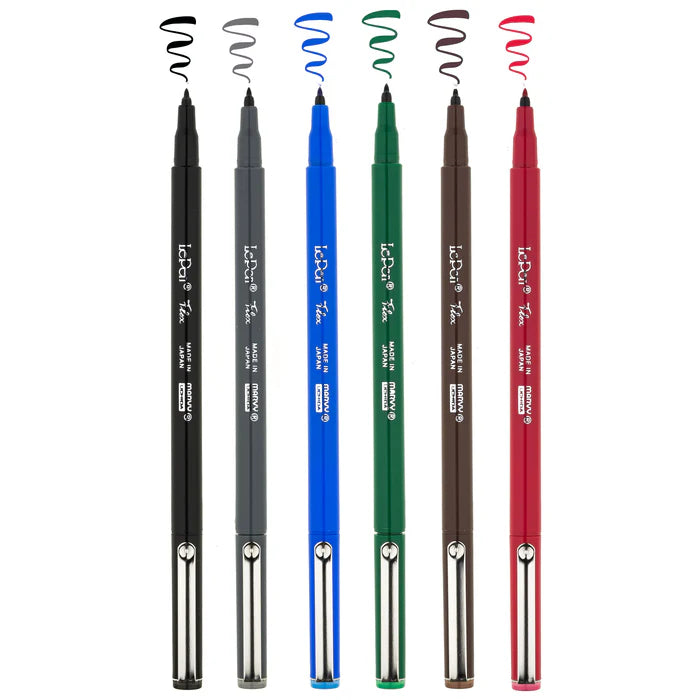 Marvy Uchida - Le Pen Flex 6 Piece Primary Set