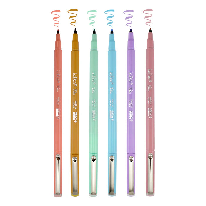 Marvy Uchida - Le Pen Flex 6 Piece Pastel Set
