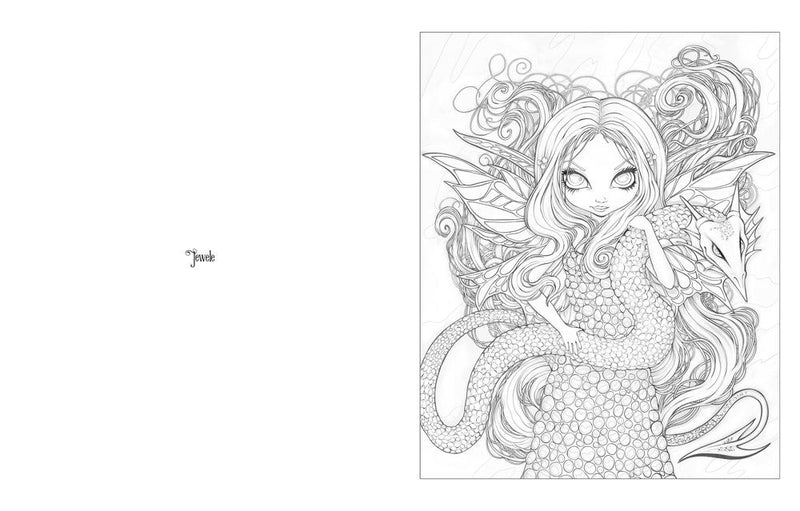 Jasmine Becket-Griffith - Dragonling Coloring Book
