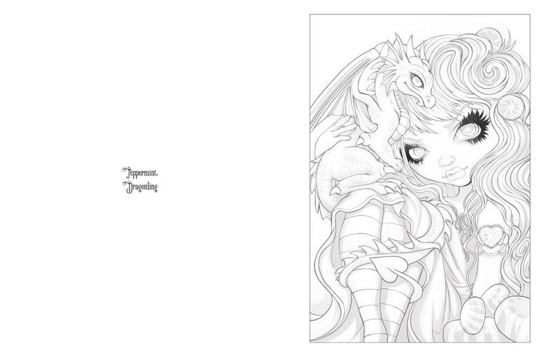 Jasmine Becket-Griffith - Dragonling Coloring Book