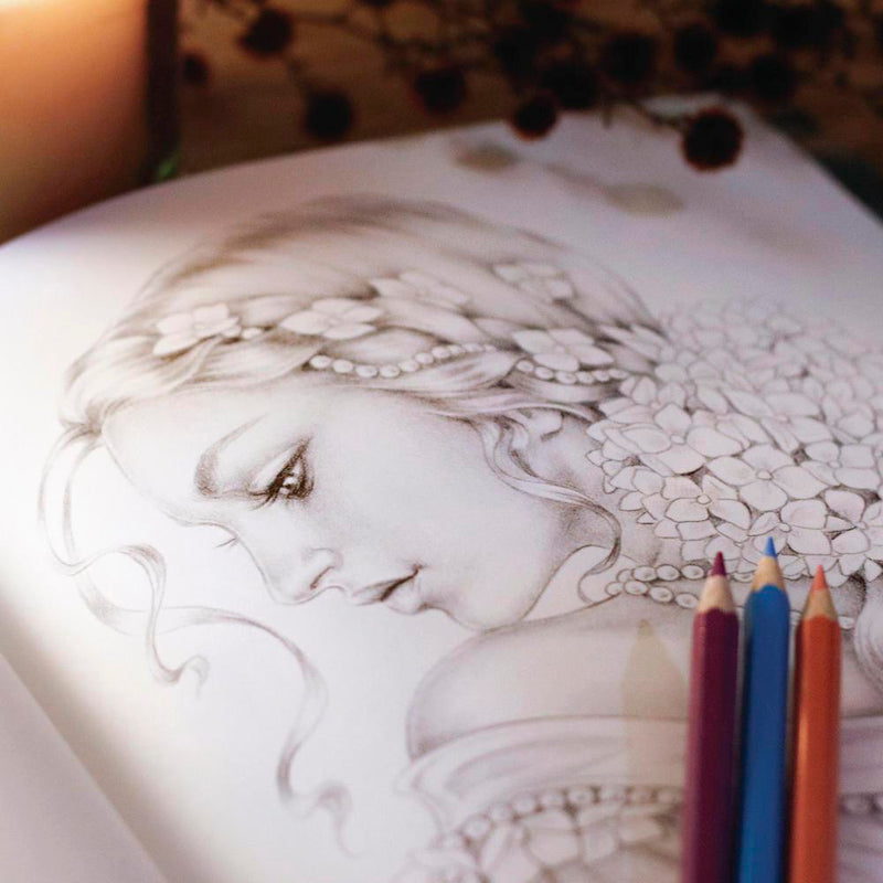 Christine Karron - Wondrous Folk Coloring Book