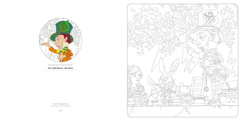 David Jones - Alice in Wonderland Make Your Own Art Masterpiece