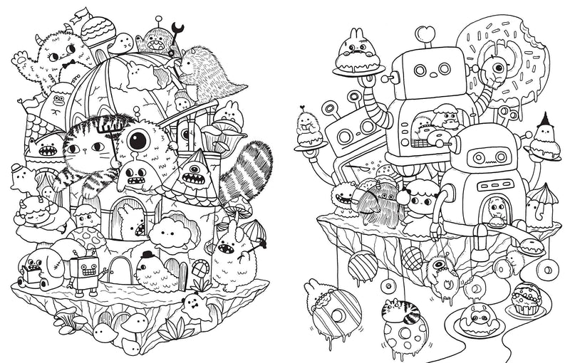 Lulu Mayo - A Million Little Monsters Coloring Book