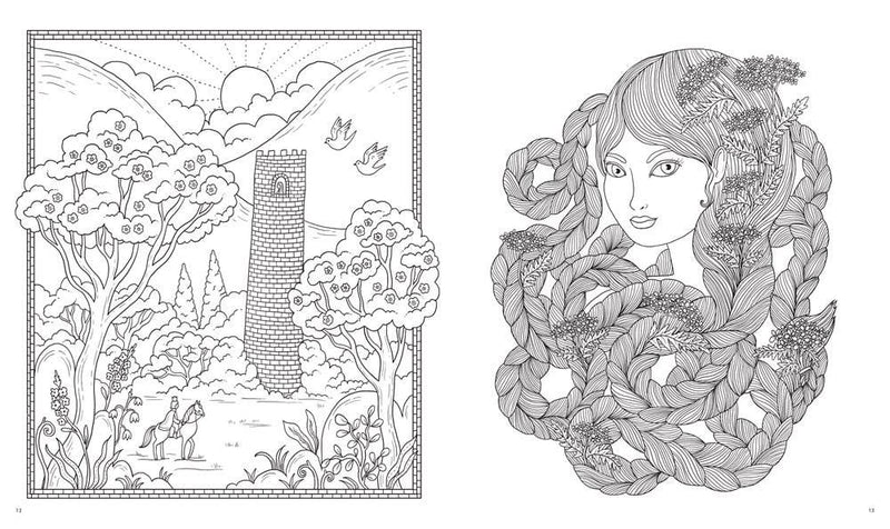 Maria Trolle - Fairytale Worlds - Coloring Book