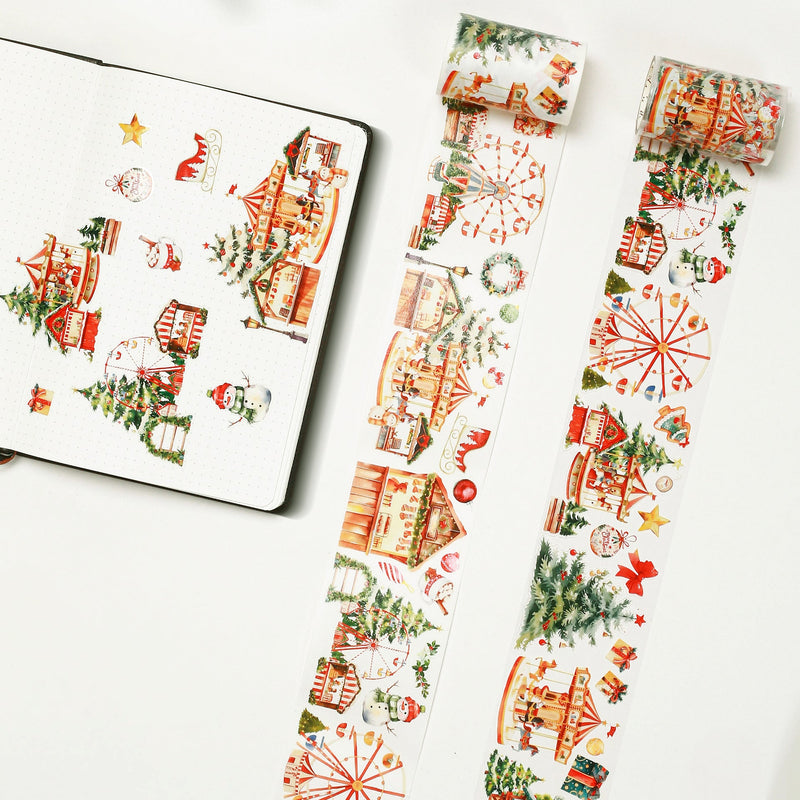 The Washi Tape Shop - Pre-cut Christmas Market Wide Washi/PET Tape