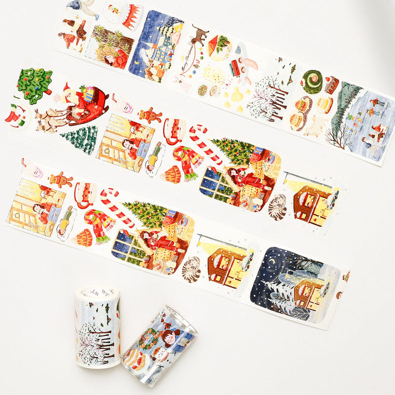The Washi Tape Shop - Pre-cut Reindeer's Journey Wide Washi/PET Tape