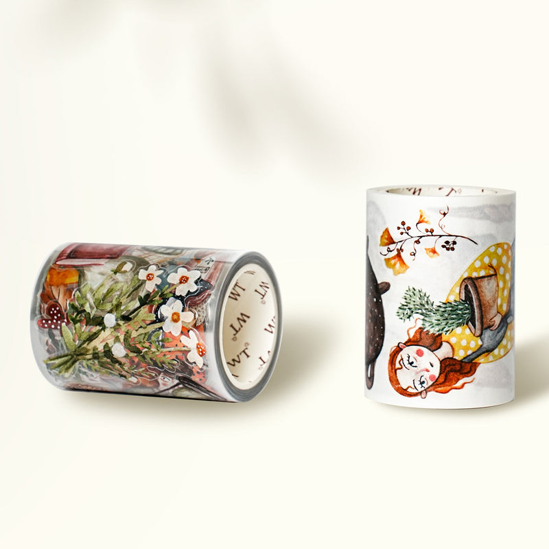 The Washi Tape Shop - Pre-cut Autumn Enchantment Wide Washi/PET Tape