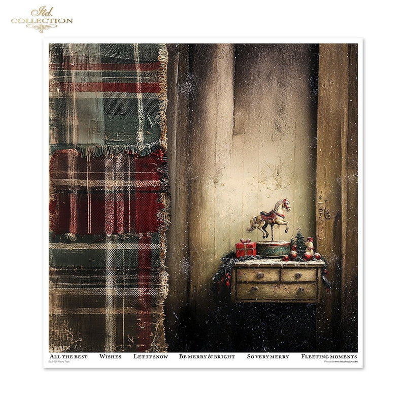 ITD Collection - Retro Toys Scrapbooking Papers