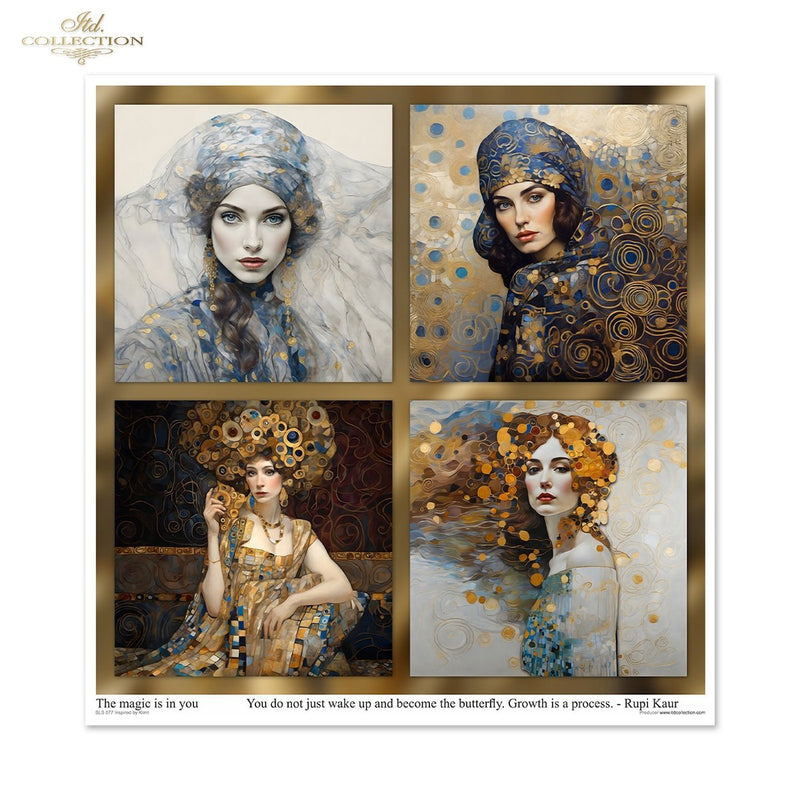 ITD Collection - Inspired by Klimt Scrapbooking Papers