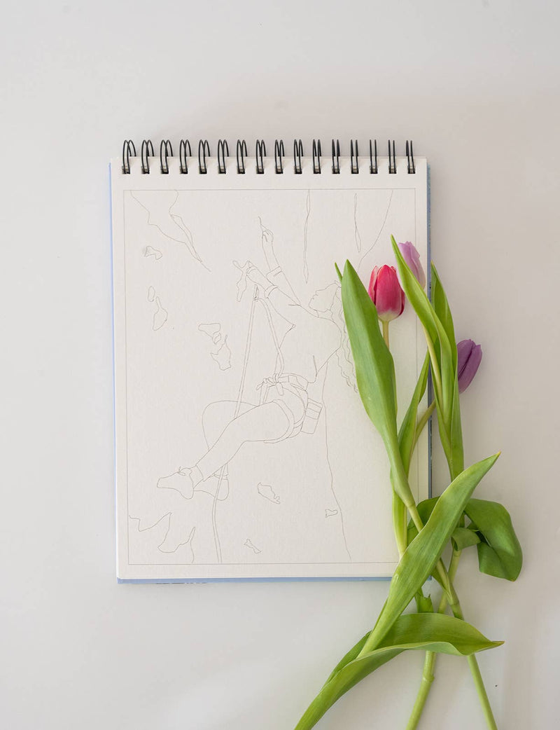 bailey rae studio - Landscape watercoloring book - outlines with video tutorials