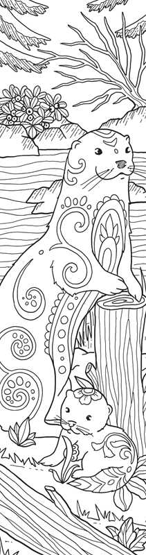 Rockpool Publishing - Animals Coloring Bookmarks