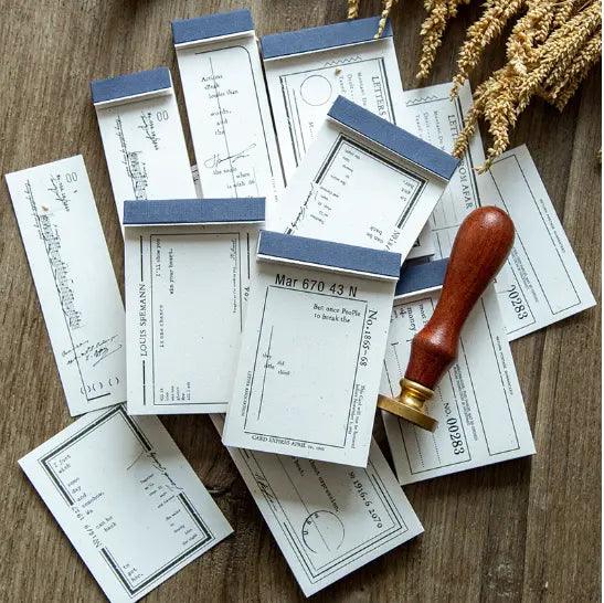 50 Sheet Vintage Memo Pads - Root & Company