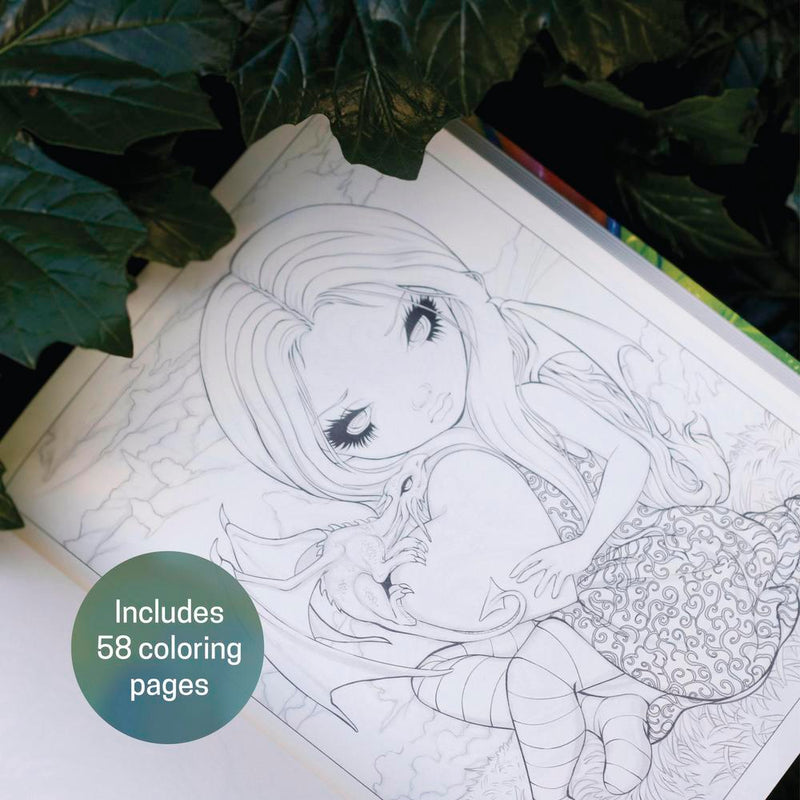 Jasmine Becket-Griffith - Dragonling Coloring Book